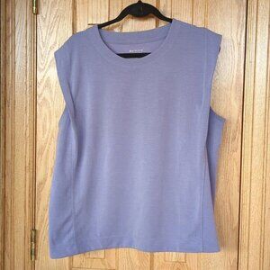 Athleta Seasoft sleeveless tank sweatshirt XL lavender purple active top